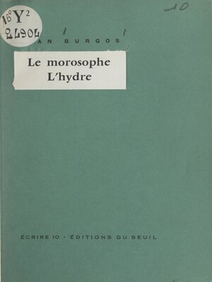 cover image of Le morosophe